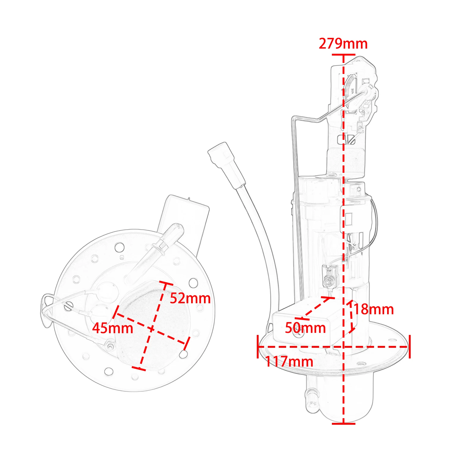 UCT30SU7 15100-24FB0 15100-24FA0 For Suzuki Hayabusa GSX1300RZ GSX1300R 1999-2007 2004 2005 2006