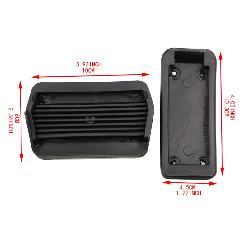 FOAL BURNING Car Accelerator Pedal Brake Pedal Clutch Pedals Cover for Ford Focus 2 MK2 3 4 MK3 MK4 Kuga Escape ST 2005-2017