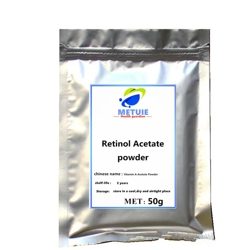 

High quality Retinol Acetate Powder/Vitamin A Acetate Powder Cosmetic Raw Material free shipping