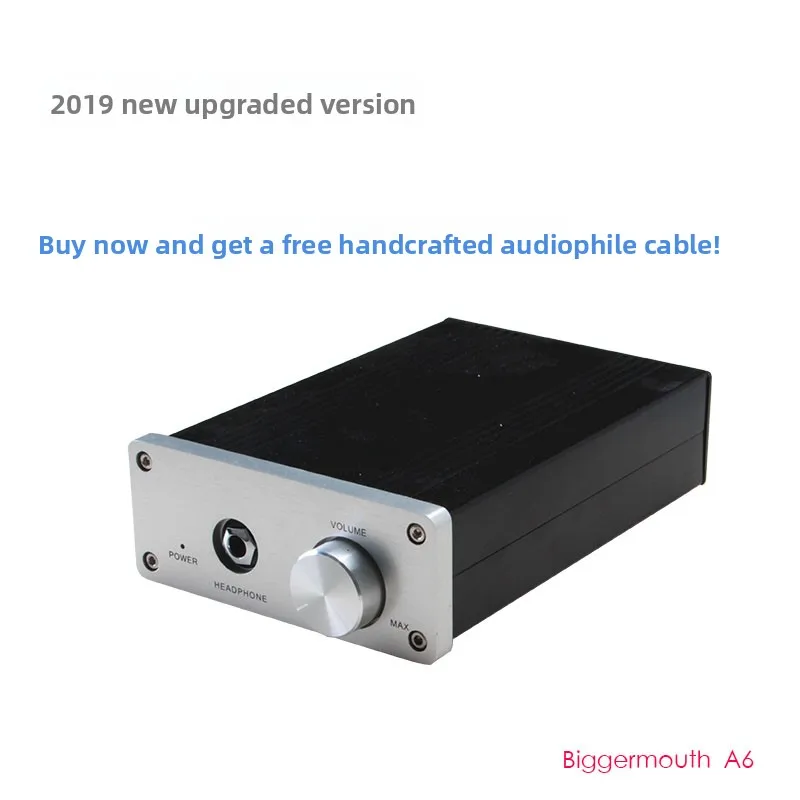 

2019 big mouth dual voltage audiophile headphone amplifier diy tube-style mobilephonepreamplifier hifi headphone power amplifier