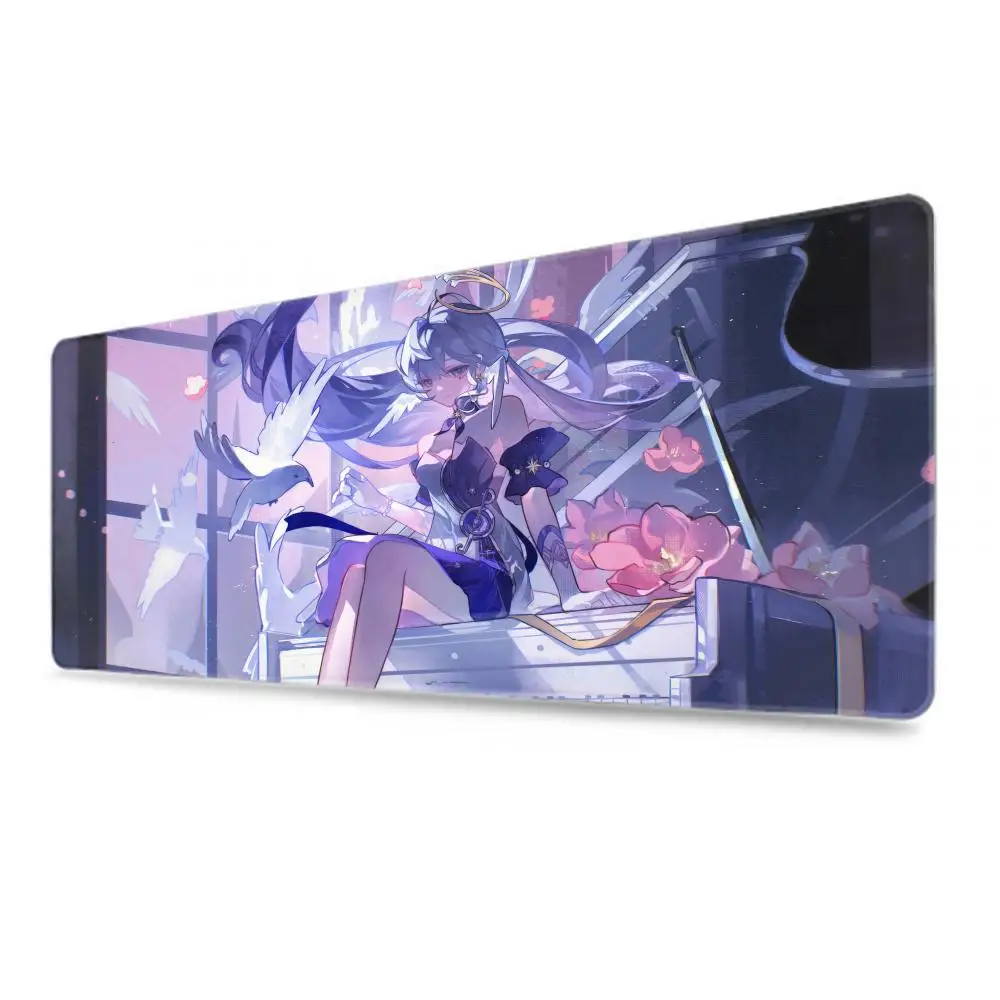 لوحة فأرة كبيرة من Acheron Robin ، ملحقات ألعاب أنيمي PC ، حصيرة مكتب ، قضيب نجوم هونكاي ، لوحة مفاتيح كمبيوتر ، حشوة XXL #2