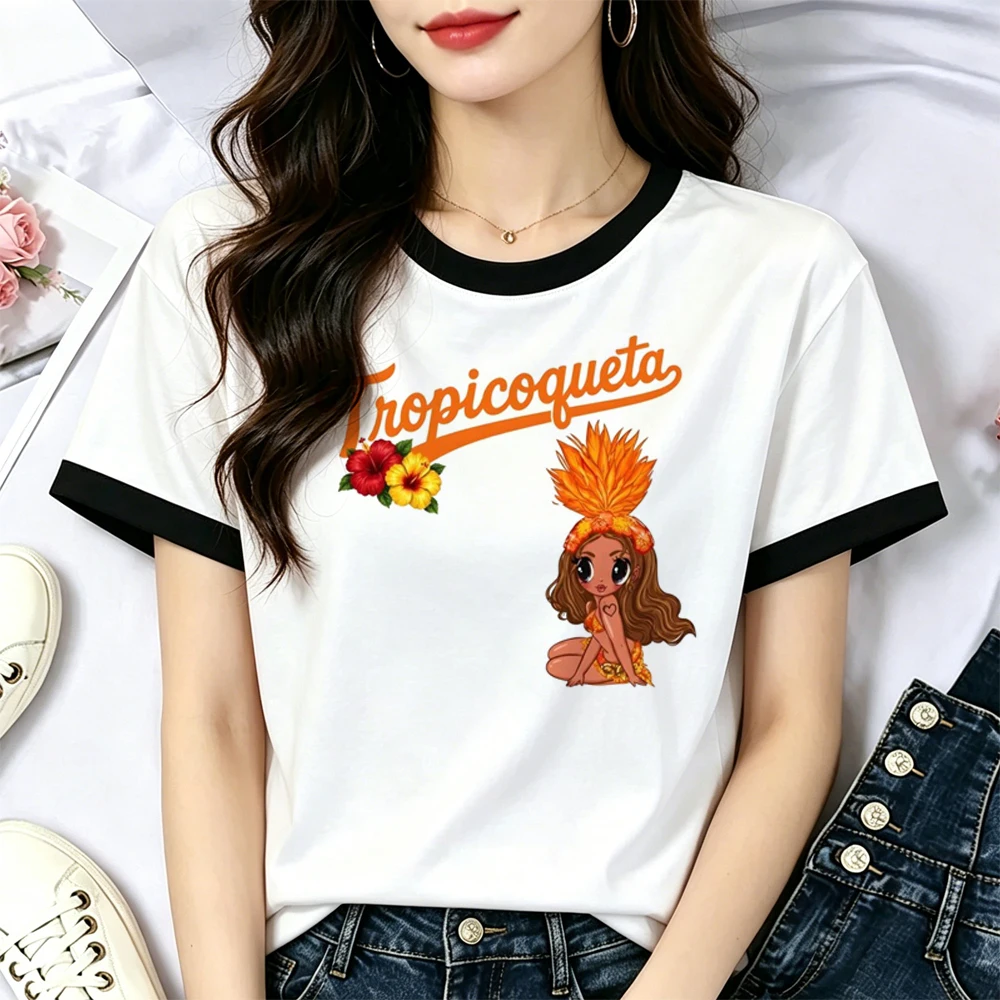 Summer Clothing Teens - Karol g 티셔츠 십대 그래픽 사이키델릭