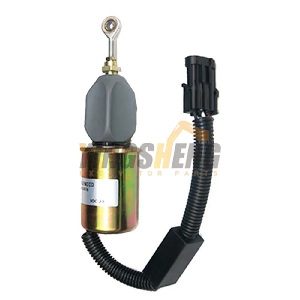 

12V / 24V DC fuel shut-off solenoid valve OEM 3415706 Cummins engine 6BT 4BT 6CT