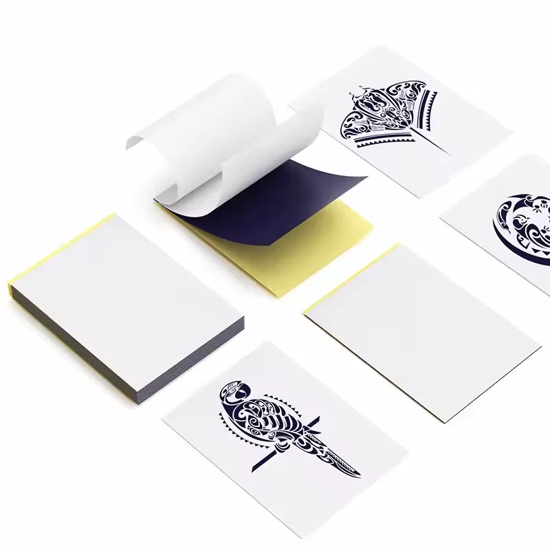 

100Sheets/box Tattoo Transfer Paper Hand Drawn Dual-use Tattoo Thermal Paper A4 Professional Tattoo Transfer Machine Accessories