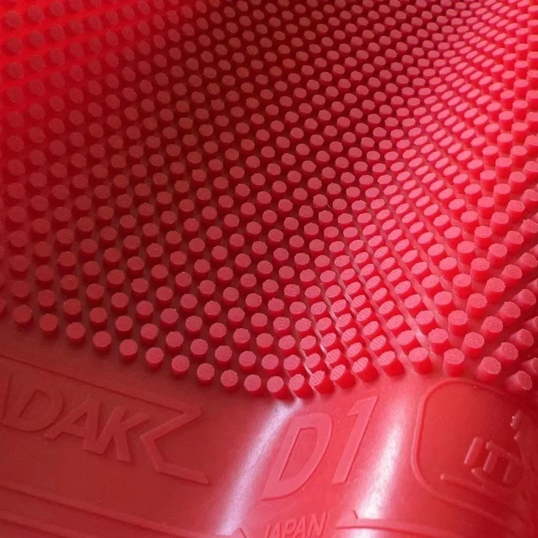 Radak D1 Ultra Soft Table Tennis Rubber Long Pips OX Medium Particles ITTF Approved Ping Pong Rubber Without Sponge for Sinking