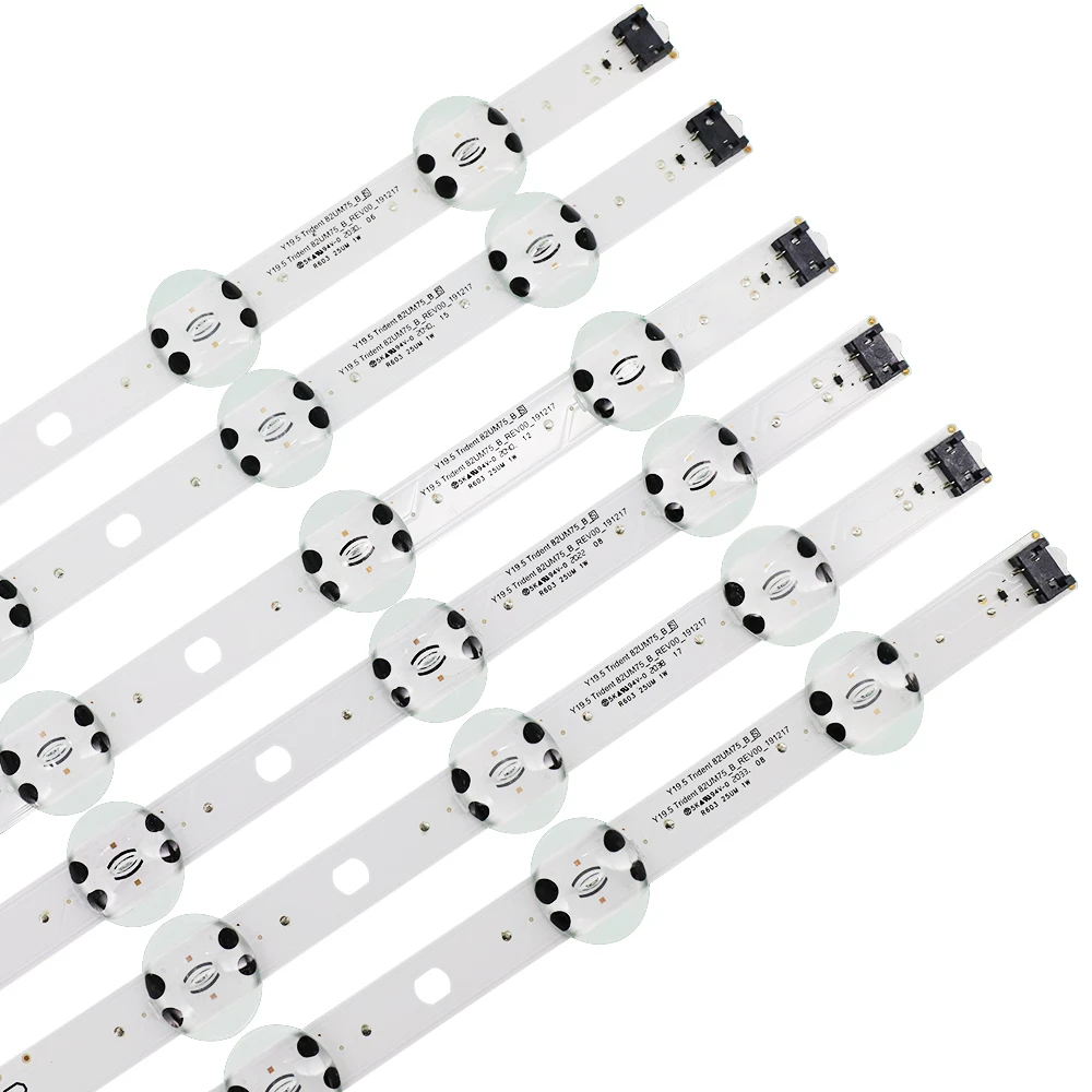 New 12 PCS LED Backlight Strip For LG 82UM8070PUA 82UN8570PUC LGIT_82UM75_R2 Y19.5 Trident 82UM75_A B AGF30027301 AGM76891401