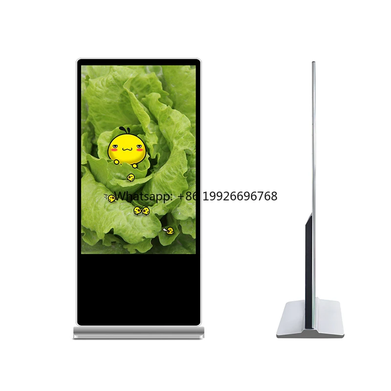 43-дюймовый напольный рекламный