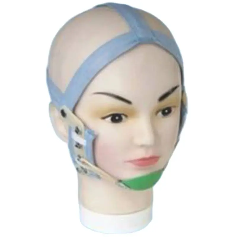 Anti-jaw Dental Headgear Underbite/Adjustable Orthodontic Headgear Anti-bite/Jeans Dental Orthodontic Face Mask Dental Chin Cups