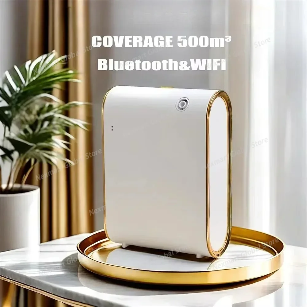 350ML Aroma Diffuser, Commercial Timed Automatic Scent Sprayer for Hotel Lobby, Smart Remote Fragrance Diffuser for Home