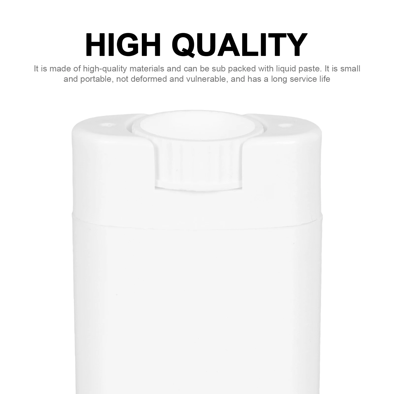 10 pz Tubo Anti-Perspirante Crema Per Il Corpo Bottiglie Sotto Contenitore di Plastica Portatile Per Unguenti Lozioni Deodorante Multiuso