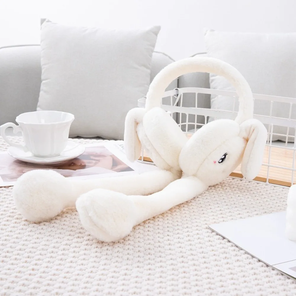 لطيف تتحرك القفز آذان الشتاء الدافئة الأذن يفشل القلب أرنب وسادة هوائية الأذن يفشل أرنب الأذن يغطي استخدام الأطفال #2