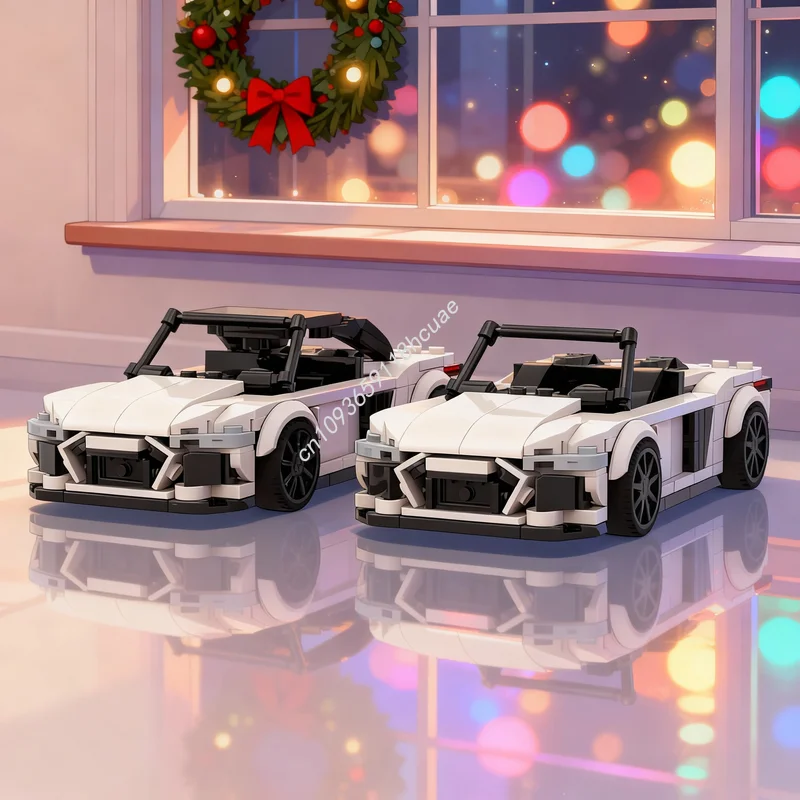 

274pcs MOC Audiee Convertible WORKING City Champions Model Building Blocks Construction Christmas Gift Toy Idea Brick Kids