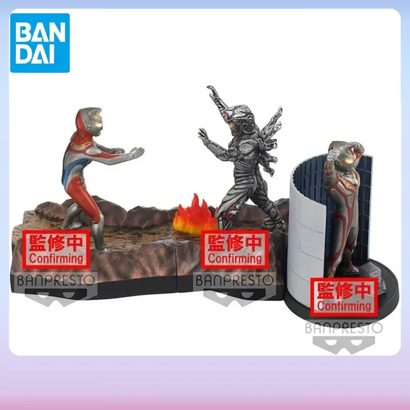 W magazynie BANDAI STAGEMENT Ultraman Dyna Super syntetyczna bestia człowiek Zelganoid sztuczne figurki Anime zabawki prezenty BB