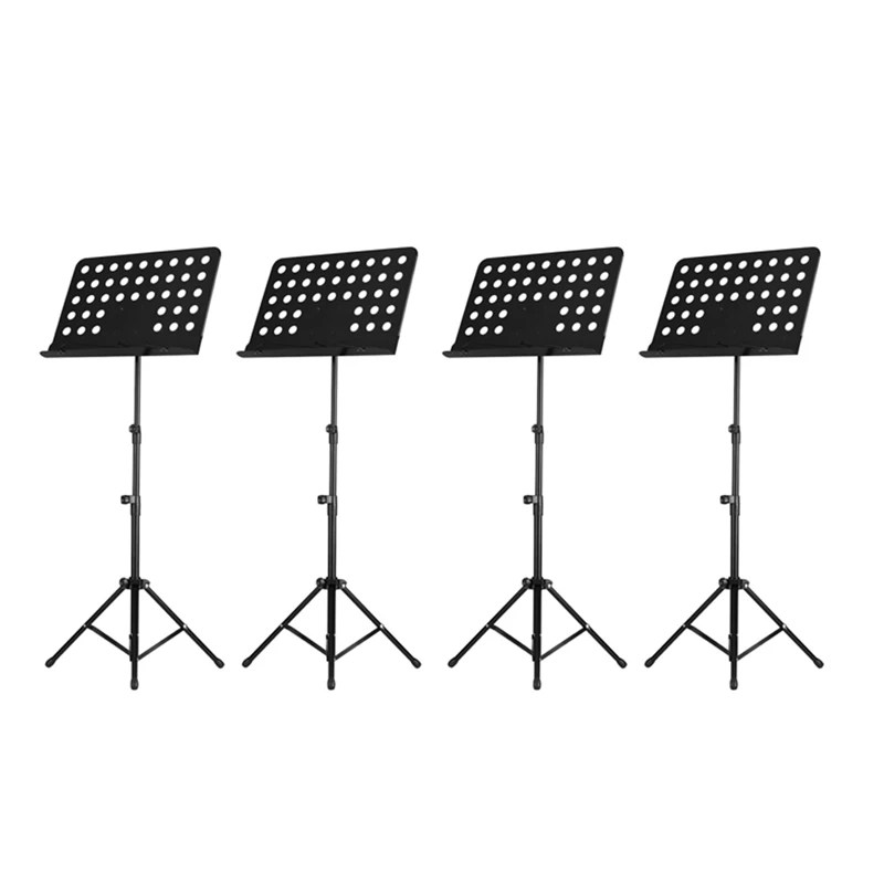 

4X Metal Music Stand Detachable Musical Instruments For Piano Violin Guitar Sheet Music Guitar Parts Accessories