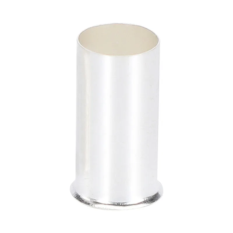 EN0508/7508/1505 Naked Sleeve Tubular Cable Connector silver-plated copper Crimp Terminals Non-Insulated Cord End Terminals Kit