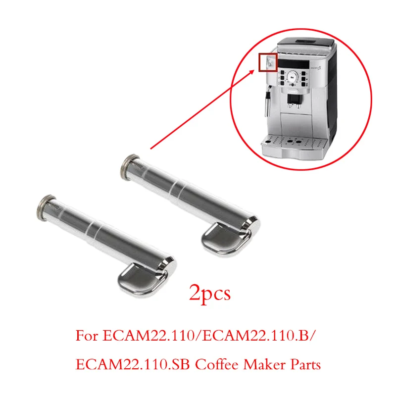 

2pcs For DeLonghi ECAM22.110/ECAM22.110.B/ECAM22.110.SB Long Polearm Steam Switch Knob Coffee Machine Parts