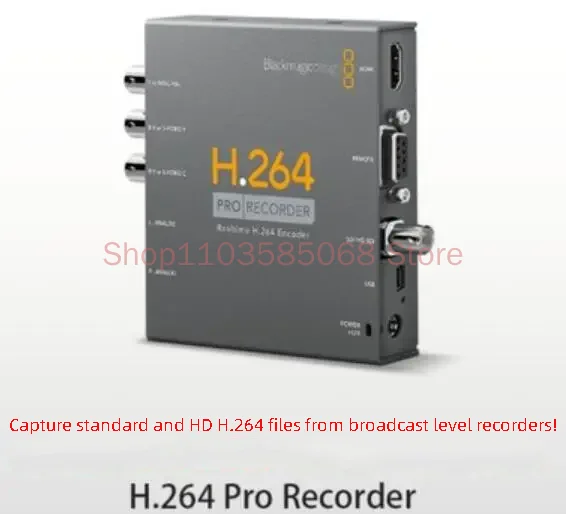 For BMD BlackMagic H.264 Pro Recorder HIGH Definition USB 2.0 Video Capture Encoding Card Box