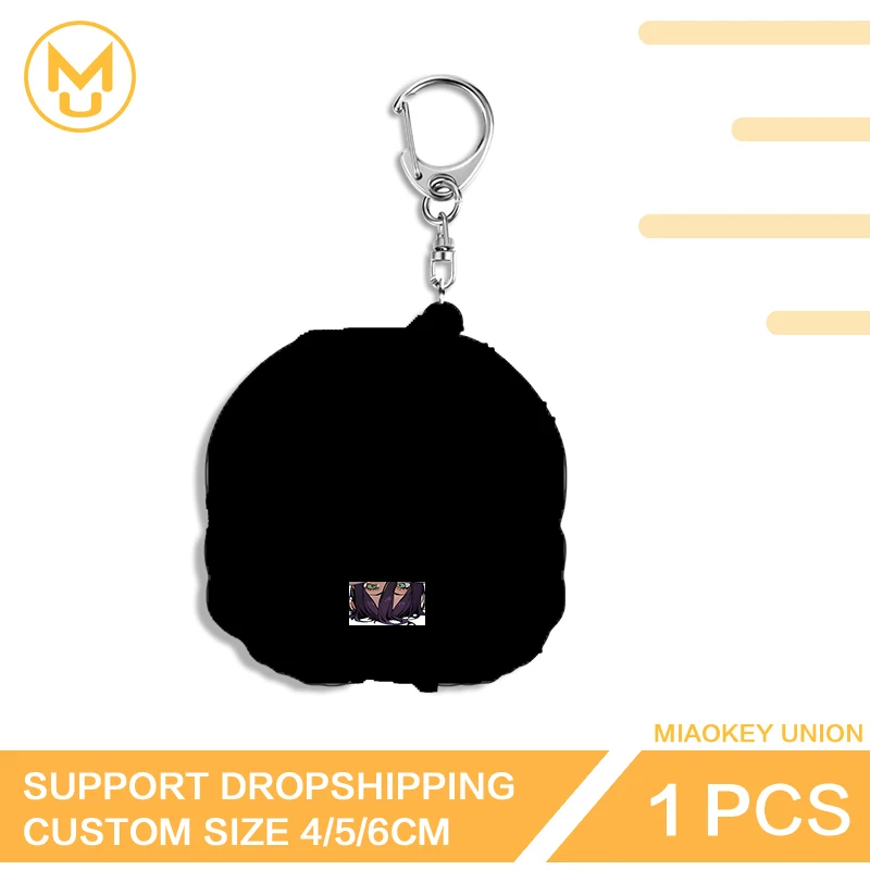 Reze Silhouette Hanging Ornament Enchanting Artistic Pendant Key Chains Lobster Clasp Animelover Suitable For Toys Hobbies
