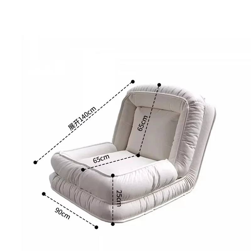 Nordic Lounge Chair Luxury Pouf Salon Relaxing Lazy Designer Replica 1-person Modern Sillas Para Sala De Estar Transformer Sofa