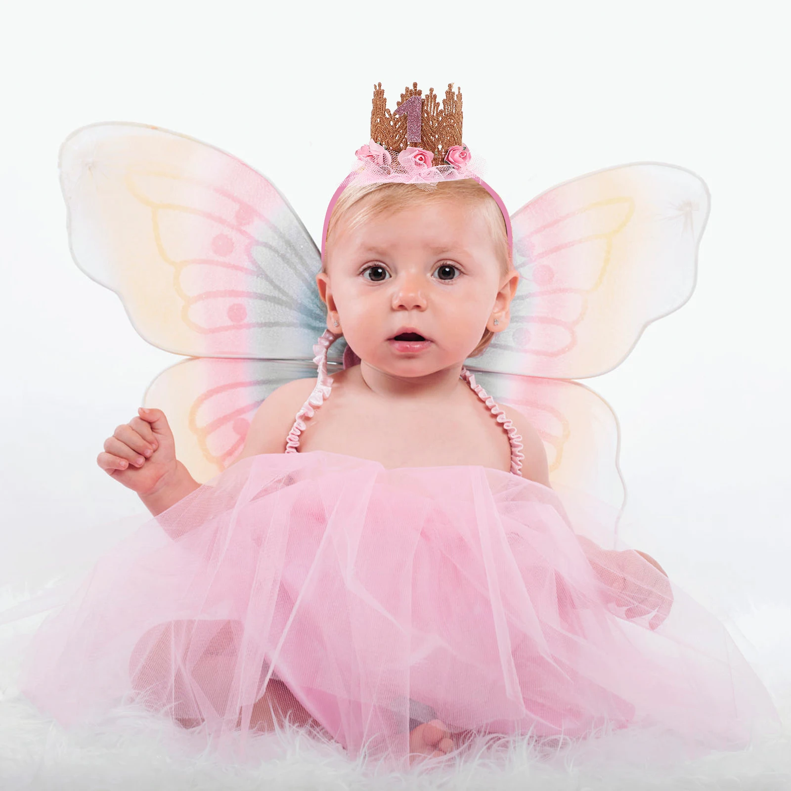 

Children Birthday Headb Girls Headdress Crown Kids Hair Accessories Durable Lightweight Premium Materials H made Strong Firm Not