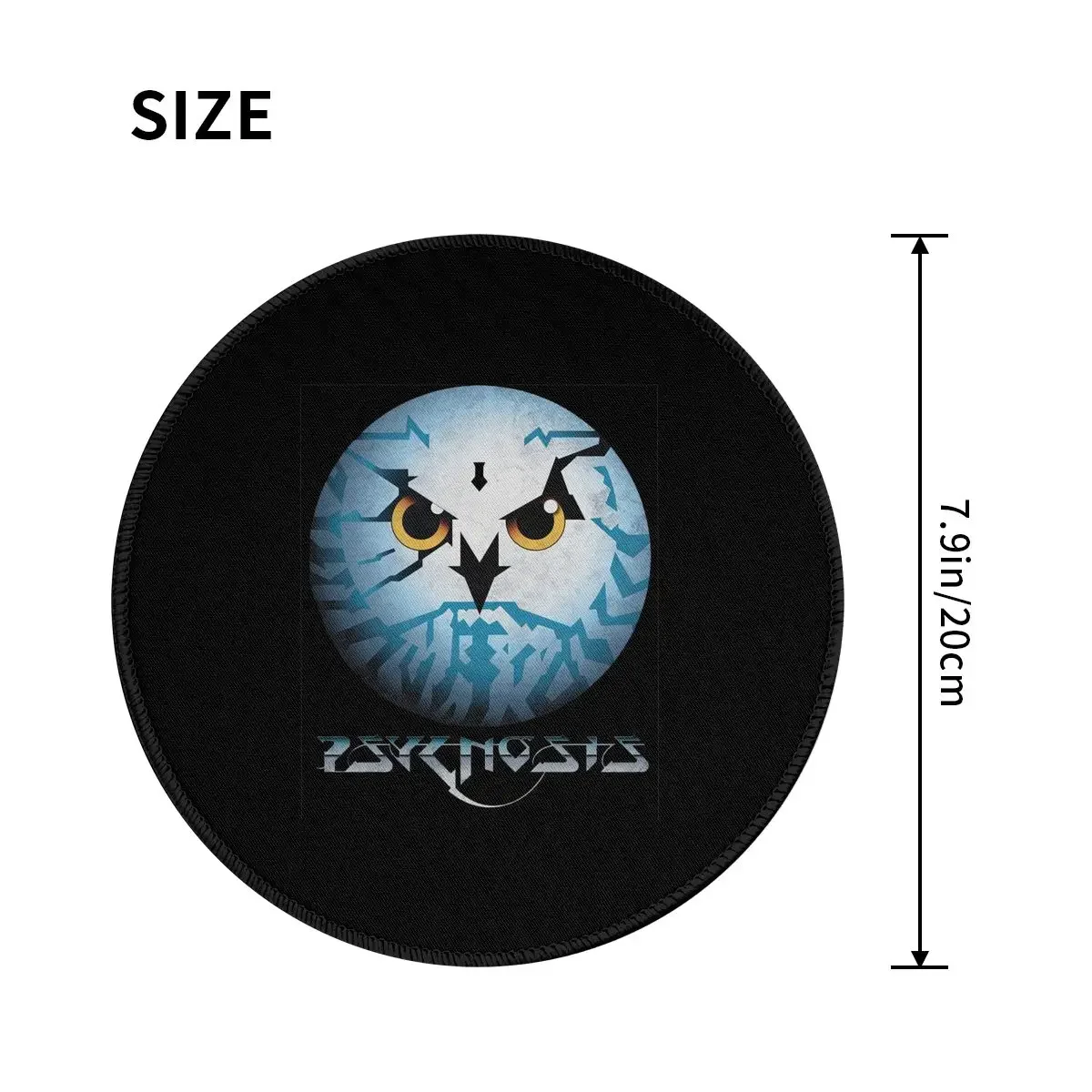 Amiga Psygnosis Owl Round Mouse Pad Computer Keyboard Mouse Mat Gamer Laptop Desk Mat Office Accessories Table Mats