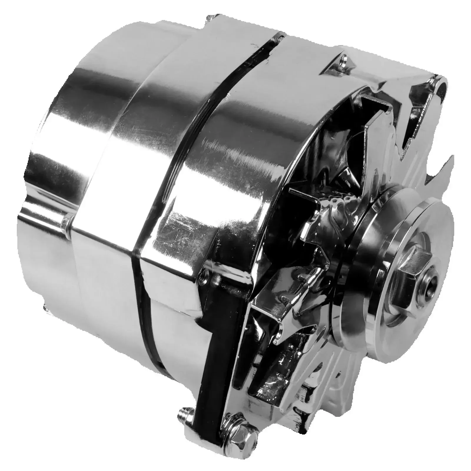 For ADR0335-C 110Amp Chrome Alternator for GM 305 350 BBC SBC Chevrolet Buick Oldsmobile 1968-1989