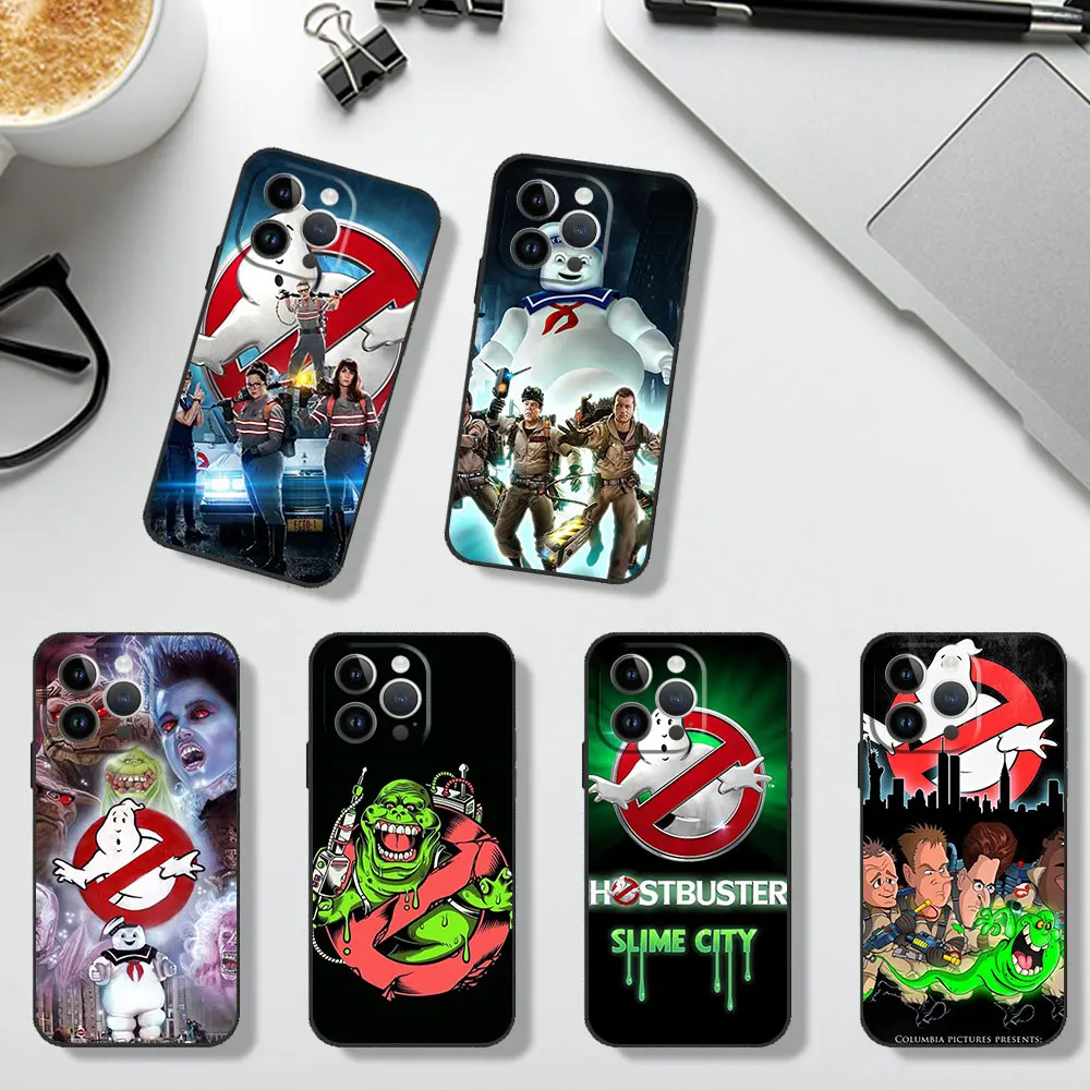 E-Extreme G-Ghostbusters Phone Case For Samsung A03 A04 A05 S A13 A14 A22 A34 A53 4G 5G S22 S23 ULTRA Black Soft Silicone Cover