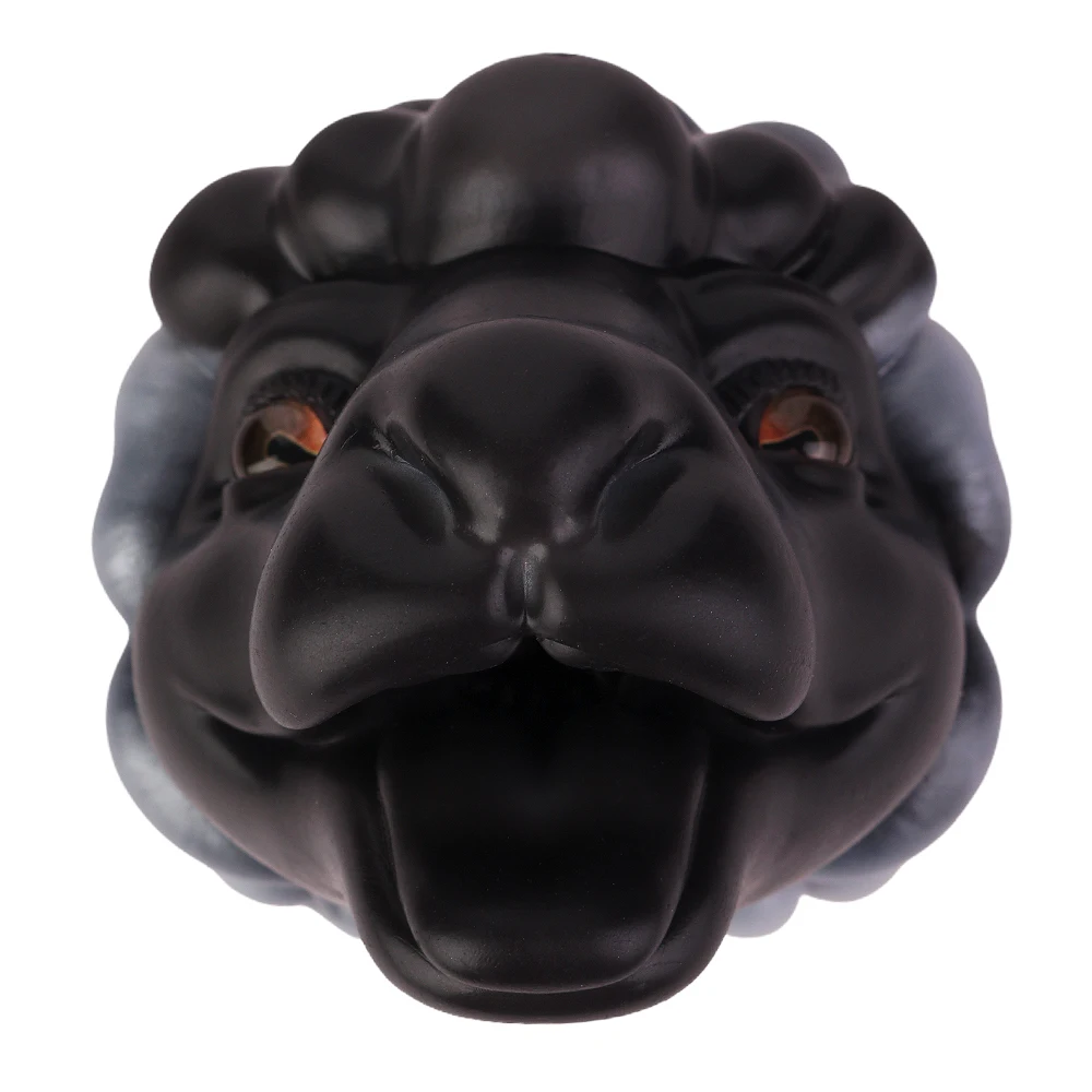 SHAZ رأس الأغنام الأسود لطيف الحيوان الاستمناء ذكر القضيب محفز المهبل الحقيقي جيب كس الضارب لعبة الجنس للرجال Bolwjob 18 + #5