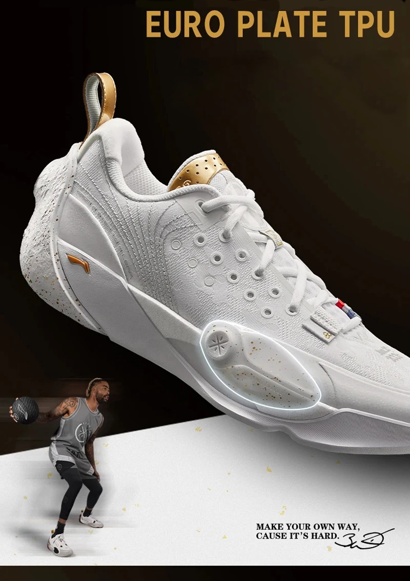 Li-Ning Herren WADE ALL CITY 13 Professionelle Basketballschuhe BOOM Cushion Wearable Anti-Slip LiNing Stabile Turnschuhe ABAV017 – Detail 6