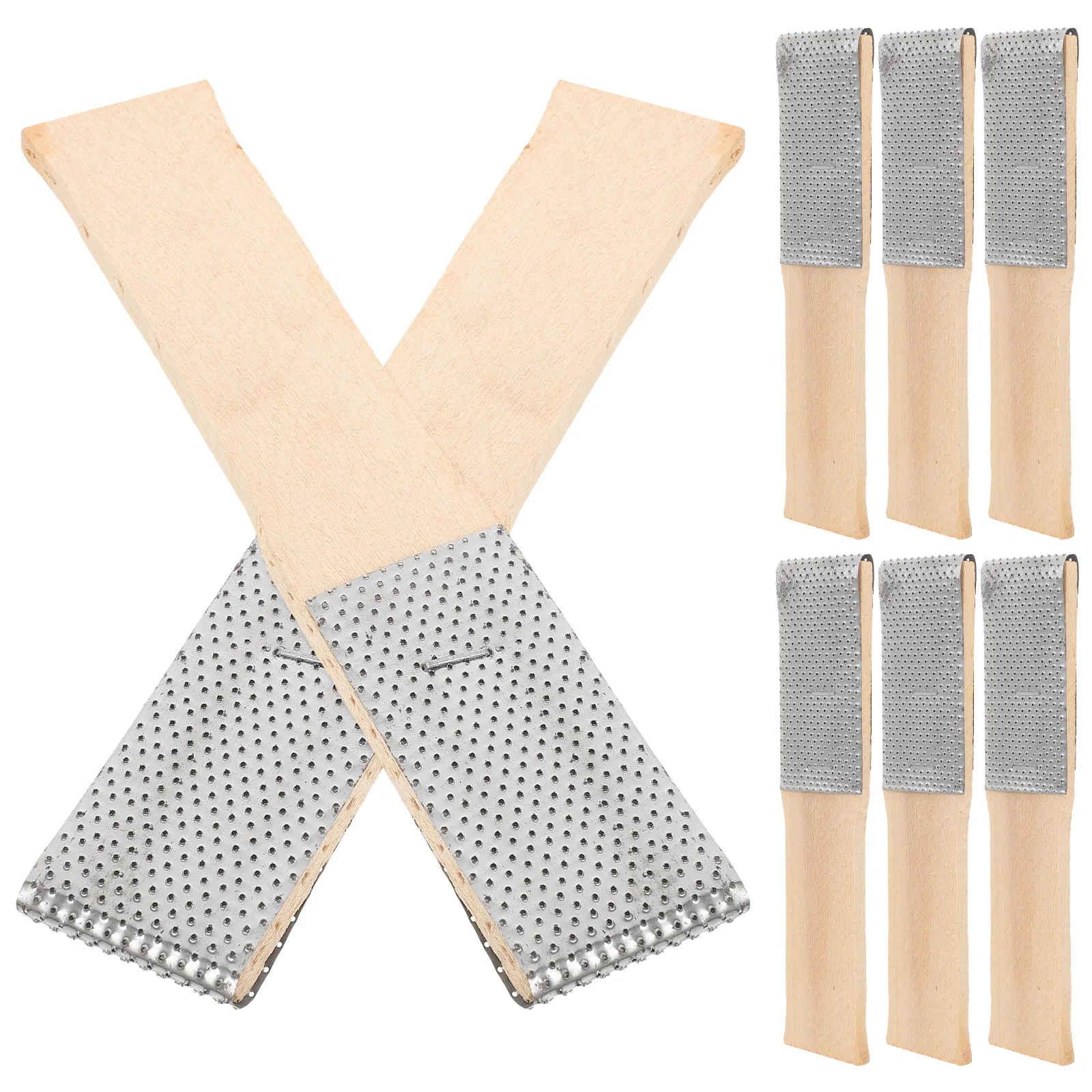 

8pcs Tire File Bike Tire Tube Rasp File Repairing Equipment Car Accessory Stainless Steel Wood Inner Tube Tool