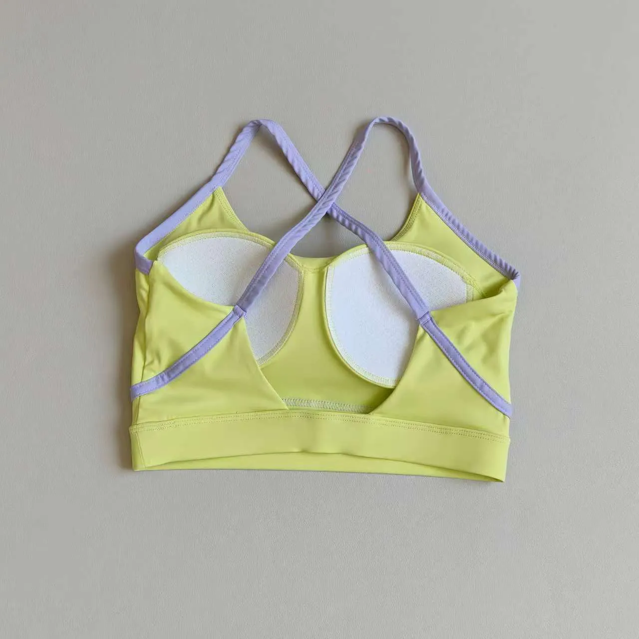 Stoßfester Push-Up-Sport-BH für Damen, schnelltrocknend, Lauf- und Yoga-Top, sexy Rückenfreies Fitness-Oberteil – Detail 4