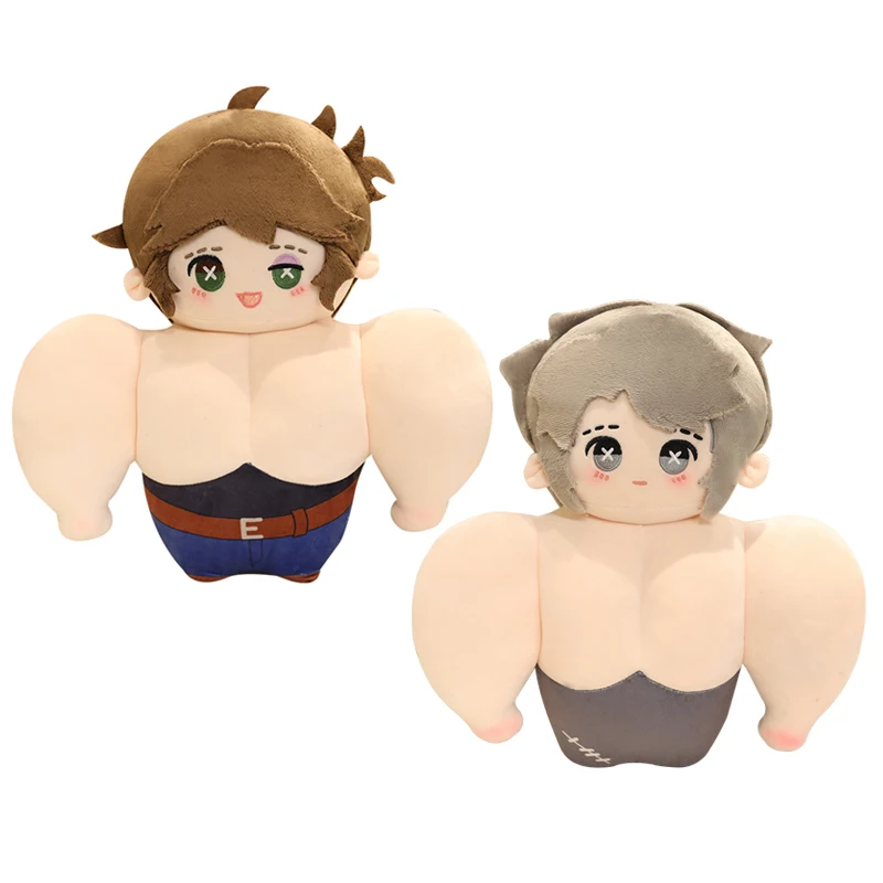 

20/40 см идентичность V Muscle Man хлопковые фигурки кукол игрушки Майк Мортон акробат аниме заключенные бальзамы подушка