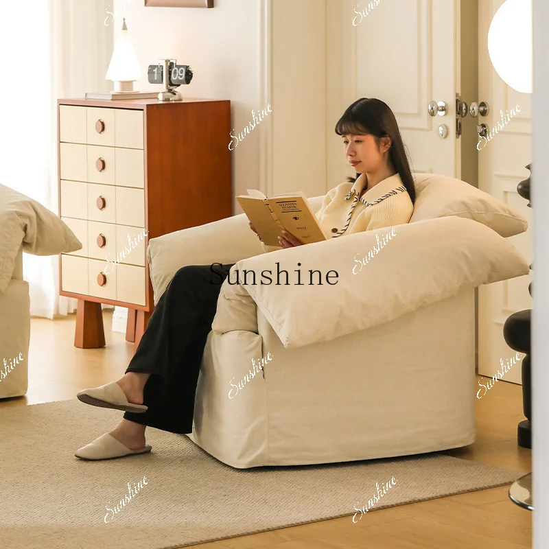 French retro style single home living room removable and washable single sofa  FT