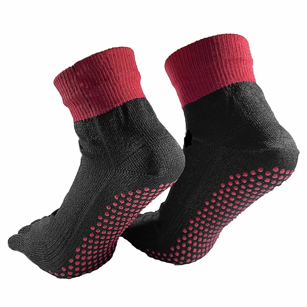 Unisex Wear Resistant Protective Cycling HPPE Soft Elastic Non Slip Short Travel Running Outdoor Anti Cut 5 Toe Sports Socks