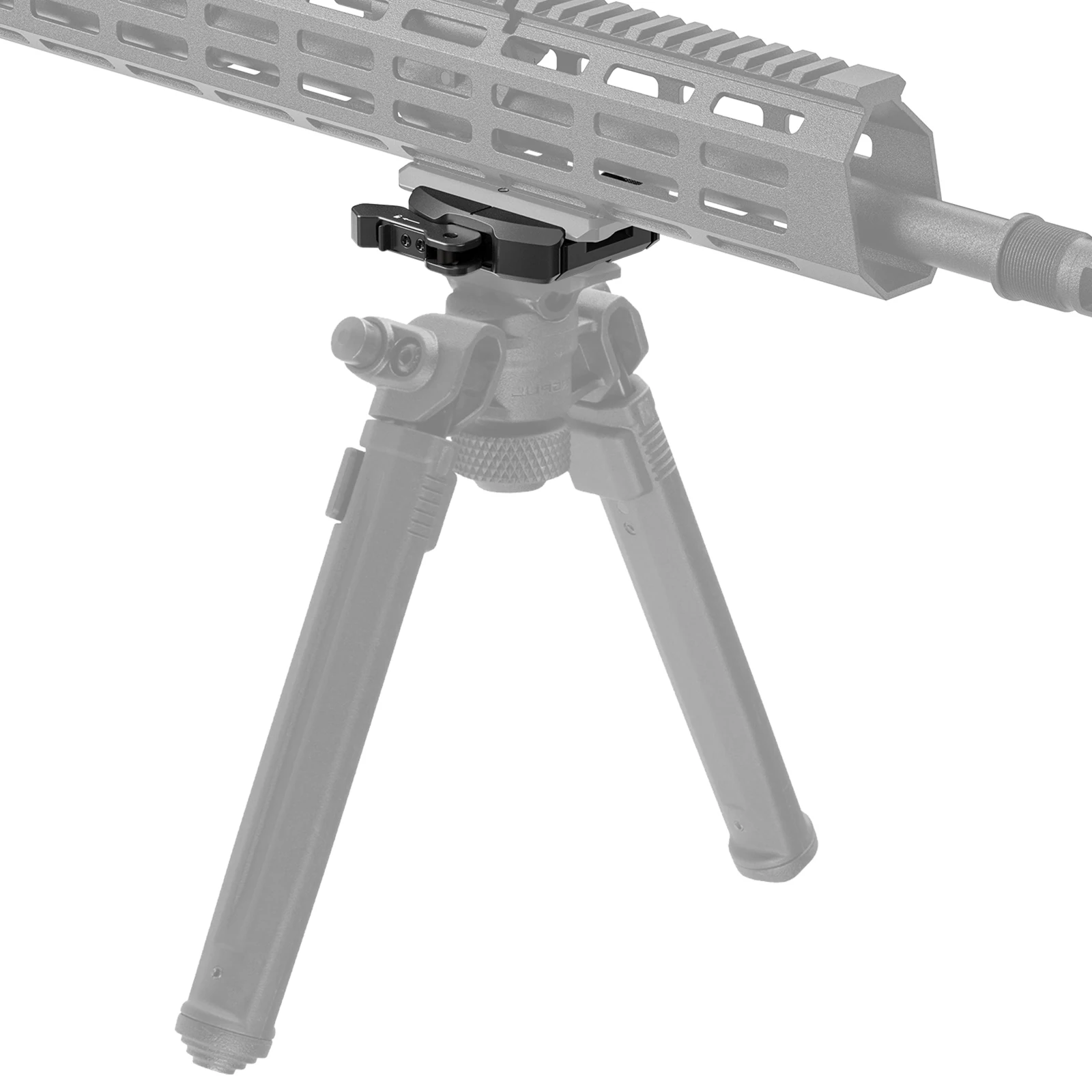 WEYLLAN AN60 Arca Swiss Clamp w Lever Quick Release Clamp for Magpul Mlok Bipod, Tripod Ball Head Aluminum CNC Q.R Plate Adapter