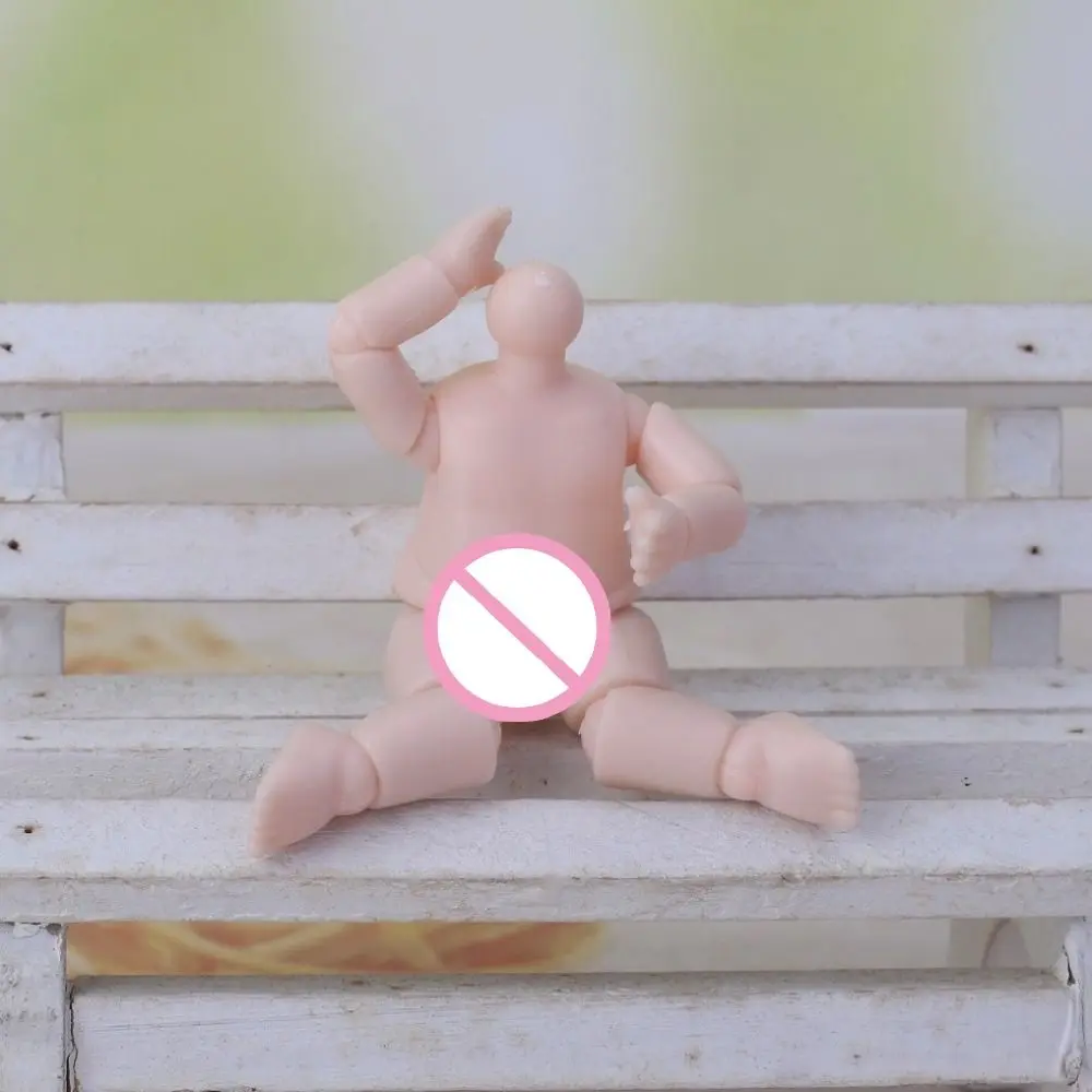 Neue 6,3 cm Höhe Figur Puppen Mehrere Gelenke Anime Puppe Mini Körper Teile PVC Langlebig BJD Puppe Körper für Puppe Angepasst
