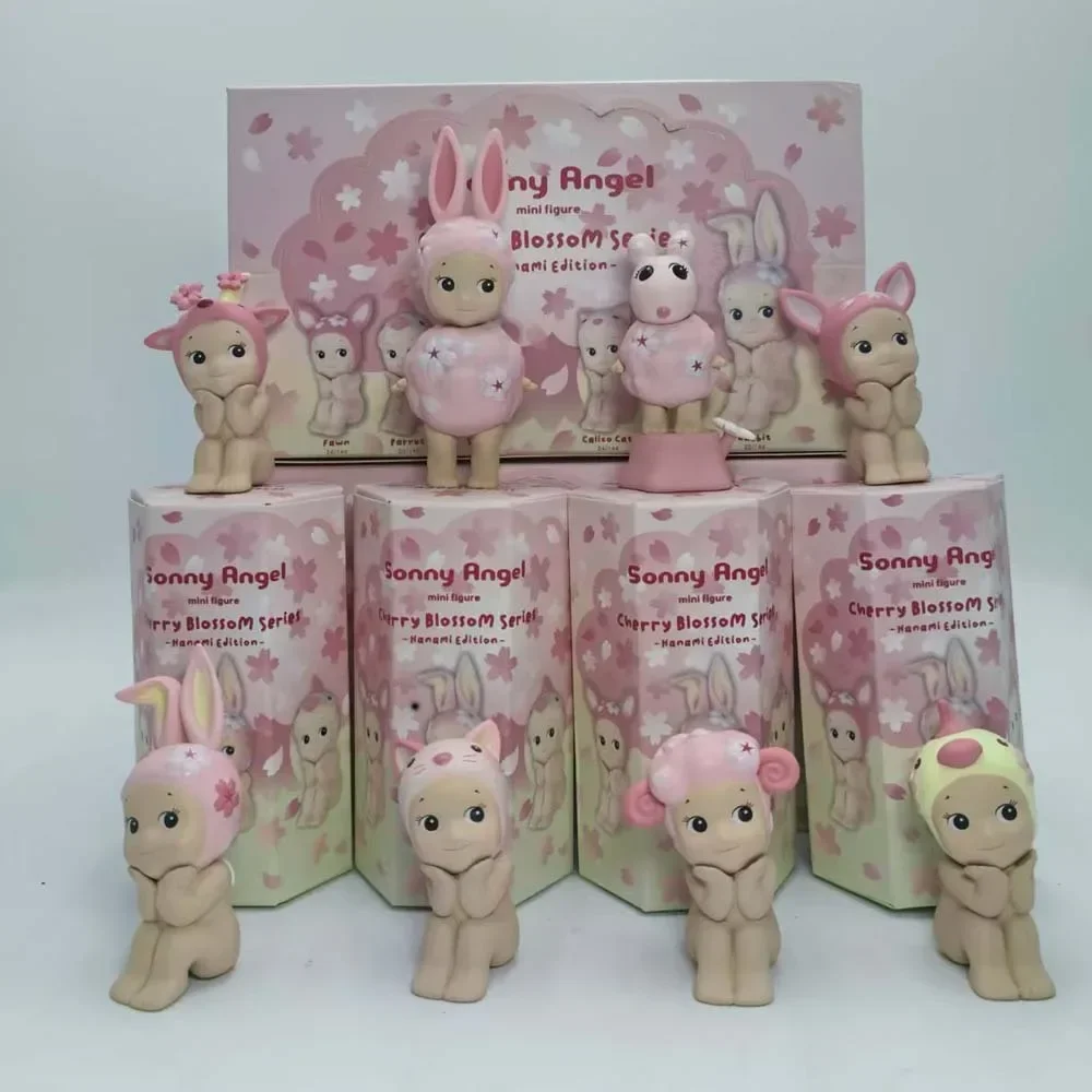 Mini Sonny Cherry Blossom Serie Blindbox-Spielzeug Überraschungsbox Kawaii Glücksbringer Niedliche Puppe Dekoration Sammelmodell Paar-Geschenke