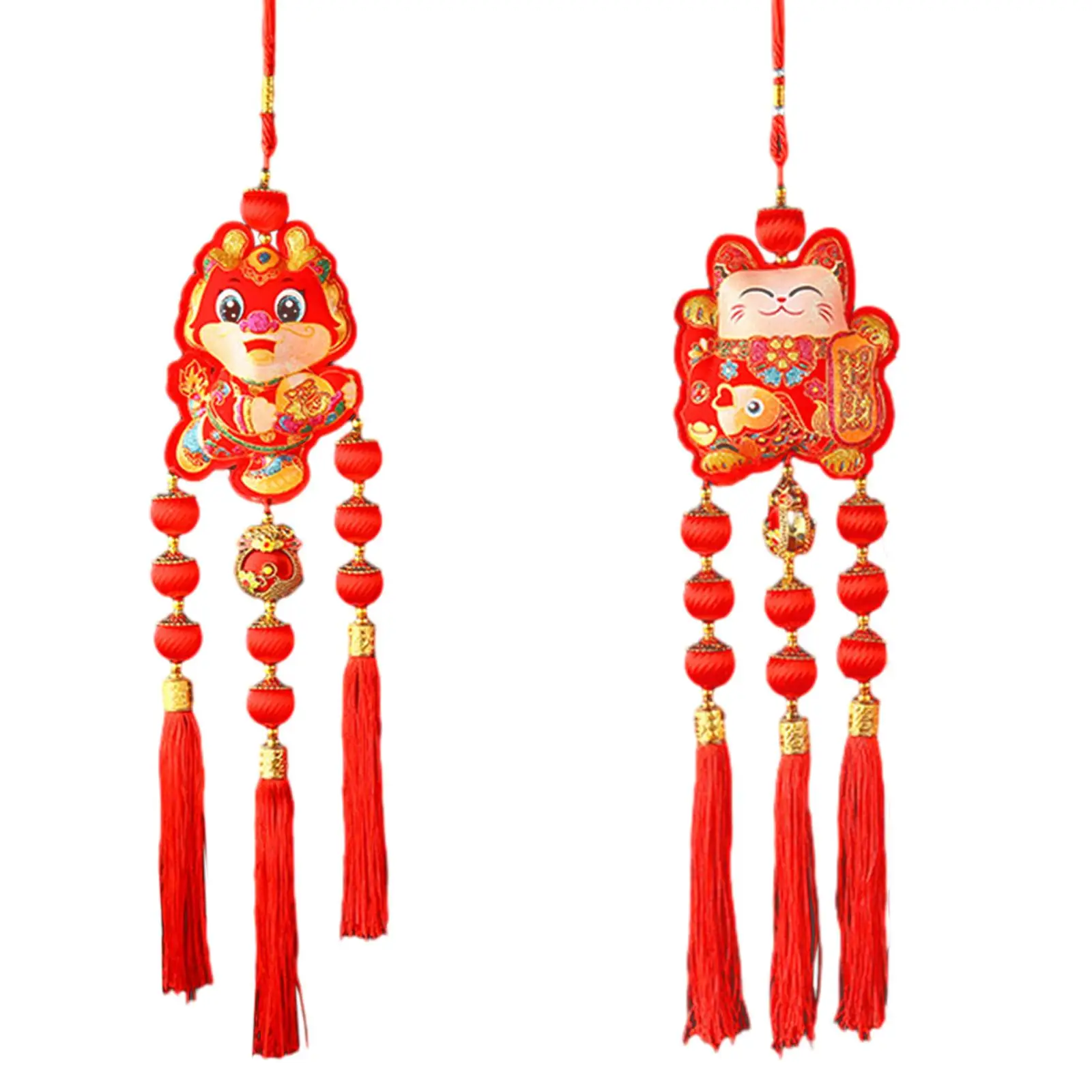 Chinese Hanging Ornament Souvenir Gifts Wall Decor Fengshui Decor Spring Festival Decor for Bedroom Office Ceiling Store Porch