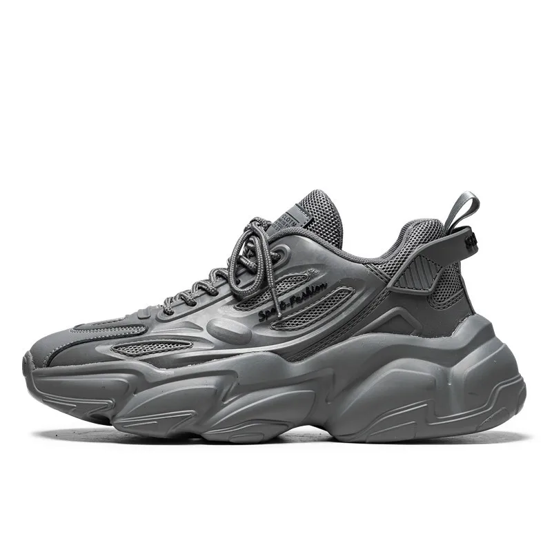 Breathable Casual Sneakers for Men Thick Soles Low-Top Dad Shoes 4 Seasons Low Top Outdoor Walking Footwear Zapatos De Mujer
