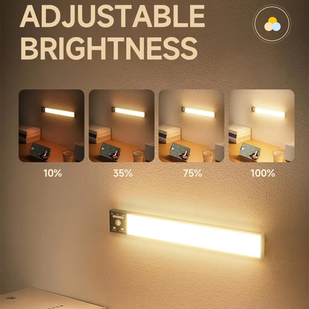 Wireless Human Body Induction Lamp Intelligent Discoloration Intelligent Lighting Induction Magnetic Attraction Living Room