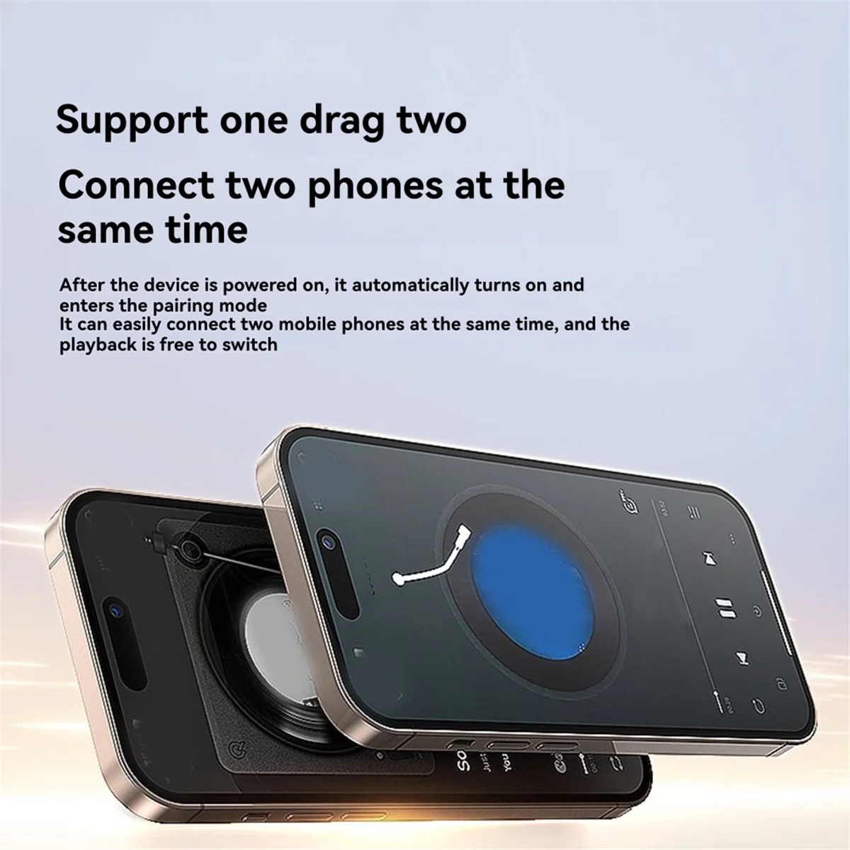 AB01 Беспроводной-Bluetooth5.4 Аудио передатчик Приемник 3,5 мм AUX адаптер Hi-Fi аудио усилитель Универсальный модуль с микрофоном