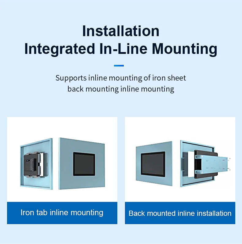 Hmi Panel Agriculture Engineering Vehicles Pc Waterproof Embedded Wall Mount Human Machine Interfaces Industrial Pcs  Plc