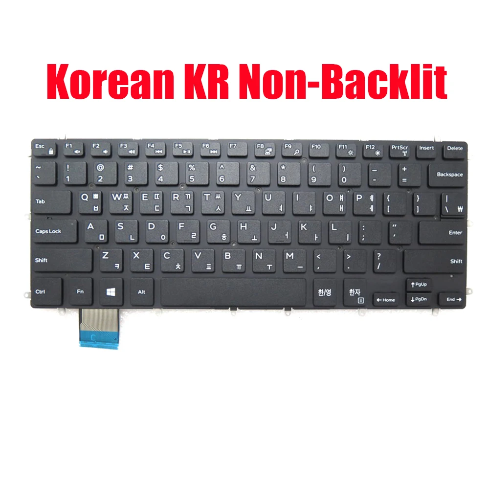 RU/TW Laptop Keyboard For DELL For Vostro 3480 3481 3490 3491 5370 5468 5471 For Latitude 13 3379 3310 3390 2-in-1 3490 Korean