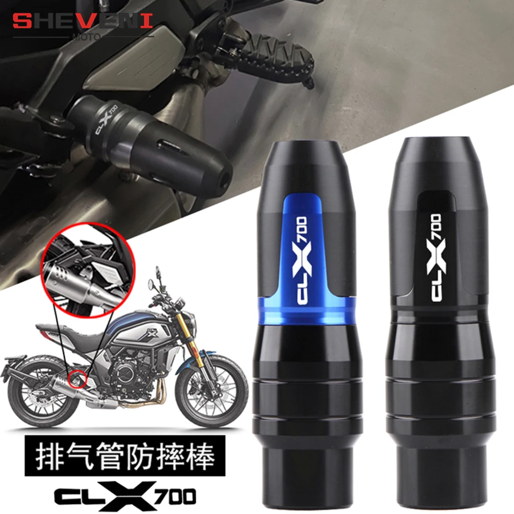 

For CFMOTO CLX700 CLX 700 2021 2022 Motorcycle accessories Frame Slider Anti Crash Caps Exhaust Slider with logo