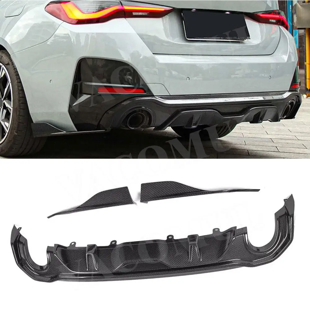 

VACOMUL for BMW 4 Series G26 M Sport Sedan 2020+ Dry Carbon Fiber Rear Bummper Splitter Spoiler Side Aprons FRP