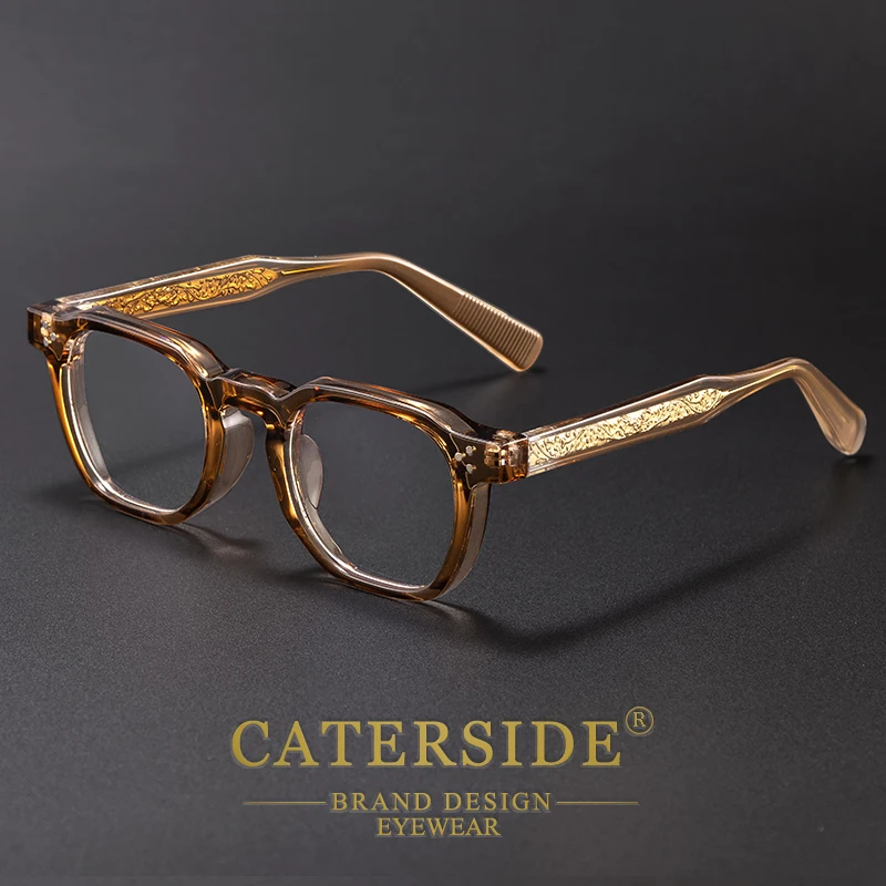 CATERSIDE Trend Anti-Blaulicht-Brille für Damen, TR90-Rahmen, hochwertige Retro-Quadrat-Computer-Lesebrille für Herren, optische Brillen – Detail 16