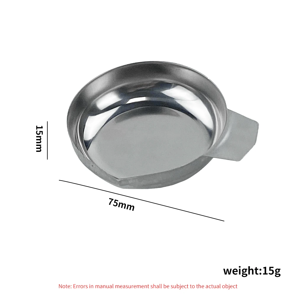 Stainless Steel Diamond Weighing Pan Bare Gems Stone Diamond Weigh Dish Scale Weigh Tray Jewelry Tools