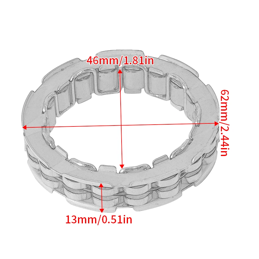 

Motorcycle overrunning clutch accessories for Kymco MAXXER 375 Maxxer 400 450i MXU 400 450i 465i 500 500i 550i 91021-LDB5-E0A