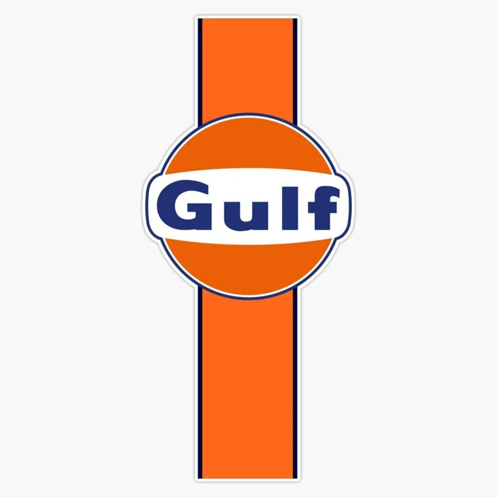 For Gulf stripe Decal Vinyl Bumper Sticker 5