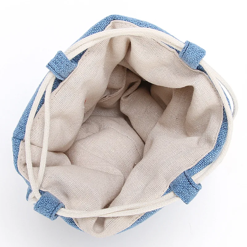 Cotton And Linen Teaware Storage Bag Simple Teapot Bag Portable Travel Tea Set Storage Bag Household Tea Set Accessories LC655